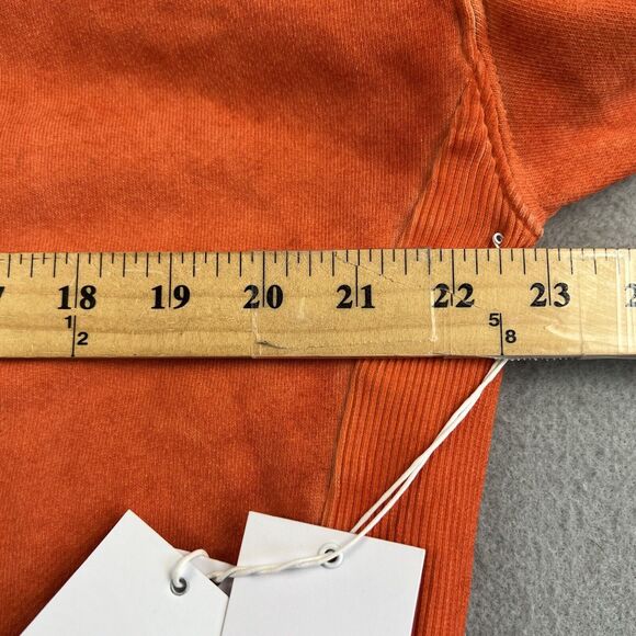 NWT Saturdays‎ NYC Grande Peace Hyper Orange Long Sleeve Drawstring Hoodie S - Picture 11 of 16